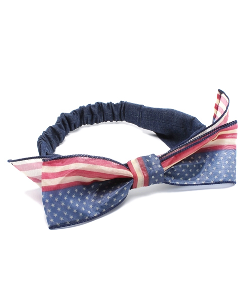 bpr BEAMS Women's(ビーピーアール ビームス)の「★Ctrl freak / アメリカン ヘアバンド(ヘアバンド・レディース・ネイビー・ONE SIZE)」の1枚目の写真