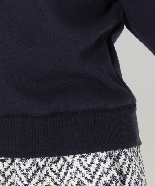 Jewel Changes（ジュエルチェンジズ）の「JC 起毛裏毛 装飾付き ラグラントップス / スウェット / ビジュー（スウェット・レディース・グレー/ナチュラル/ネイビー・フリー）」の4枚目の写真