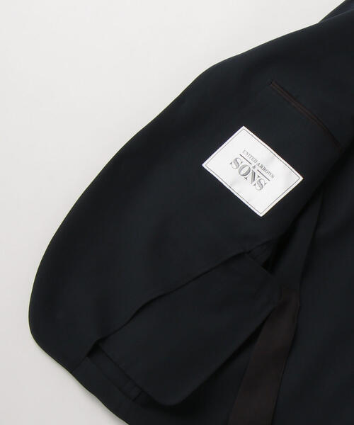 UNITED ARROWS & SONS（ユナイテッドアローズアンドサンズ）の「UNITED ARROWS & SONS（ユナイテッドアローズ＆サンズ）JINGUMAE JACKET（テーラードジャケット・メンズ・ブラック/オリーブ/ネイビー・MEDIUM/LARGE/SMALL/X-LARGE）」の13枚目の写真