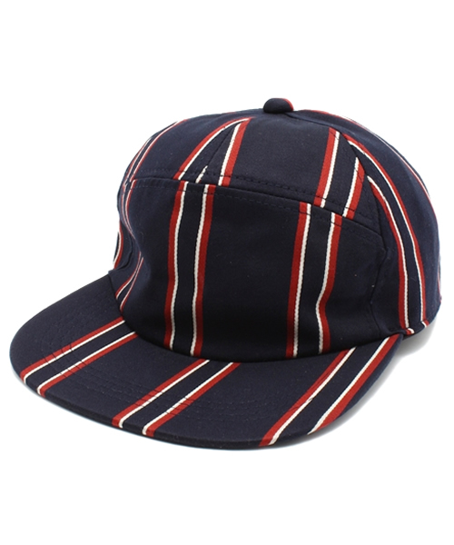 BEAMS BOY(ビームスボーイ)の「BEAMS BOY / レジメン キャップ(キャップ・レディース・グレー/ネイビー・ONE SIZE)」の2枚目の写真