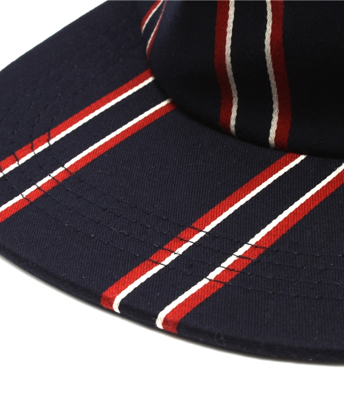 BEAMS BOY(ビームスボーイ)の「BEAMS BOY / レジメン キャップ(キャップ・レディース・グレー/ネイビー・ONE SIZE)」の8枚目の写真