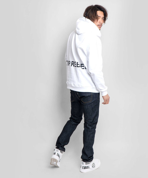 RebeL Logo Plate Rigidデニム RebeL Logo Plate Rigidデニム
