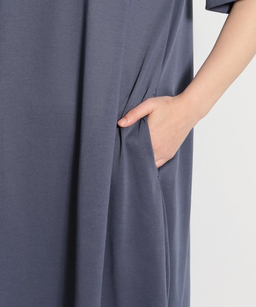 niko and...（ニコアンド）の「ワンストラップテントワンピース（ワンピース・レディース・ブラック/ベージュ/ブルー・MEDIUM/LARGE）」の13枚目の写真