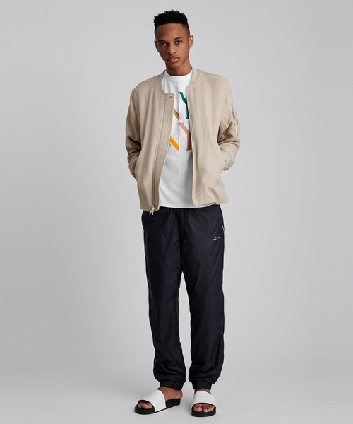Saturdays NYC（サタデーズ ニューヨークシティ ）の「NY NY Multi-Color T-Shirt（Tシャツ/カットソー・メンズ・ホワイト/ブラック・X-LARGE/X-SMALL/S/M/L）」の5枚目の写真