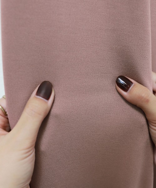 andme（アンドミー）の「きれいめポンチVネックキャミサロペット（サロペット/オーバーオール・レディース・ブラック/ライトブラウン/ネイビー/カーキ/グレー系その他・M）」の18枚目の写真