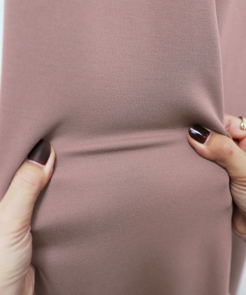 andme（アンドミー）の「きれいめポンチVネックキャミサロペット（サロペット/オーバーオール・レディース・ブラック/ライトブラウン/ネイビー/カーキ/グレー系その他・M）」の19枚目の写真