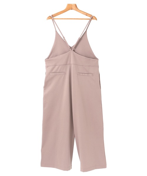 andme（アンドミー）の「きれいめポンチVネックキャミサロペット（サロペット/オーバーオール・レディース・ブラック/ライトブラウン/ネイビー/カーキ/グレー系その他・M）」の20枚目の写真