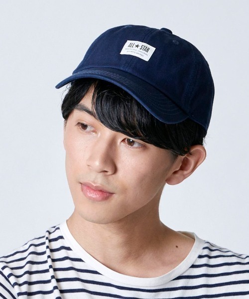 CONVERSE(コンバース)の「CN WH LABEL LOW CAP(キャップ・メンズ・ホワイト/ブラック/ベージュ/ネイビー/グレー/ブルー/ダークグレー/ブロンズ/ブルー系その他/ブラウン/ピンク/グリーン/ライトグリーン/マスタード/パープル・57~59cm)」の9枚目の写真
