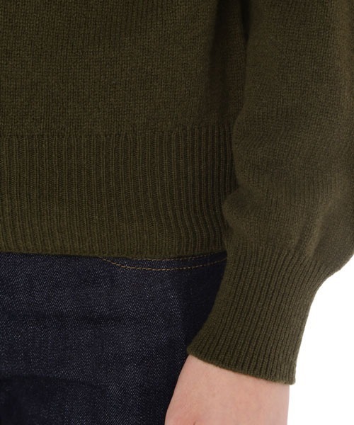 SUNSPEL（サンスペル）の「SUNSPEL / WOMEN’S LAMBSWOOL（ニット/セーター・レディース・オフホワイト/グリーン・2）」の5枚目の写真