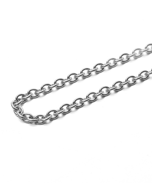 MinoriTY（マイノリティ）の「スチールリンクチェーン60cm（ネックレス・メンズ・ブラック/シルバー/ゴールド・60）」の5枚目の写真