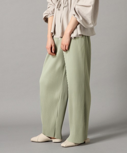 LOWRYS FARM（ローリーズファーム）の「セルフカットプリーツパンツ　872862（その他パンツ・レディース・アイボリー/ブラック/ブラウン/ミント/ベージュ/パープル・FREE）」の6枚目の写真