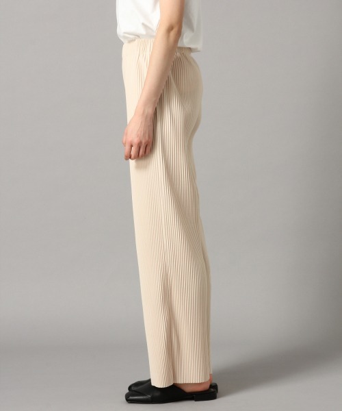 LOWRYS FARM（ローリーズファーム）の「セルフカットプリーツパンツ　872862（その他パンツ・レディース・アイボリー/ブラック/ブラウン/ミント/ベージュ/パープル・FREE）」の11枚目の写真