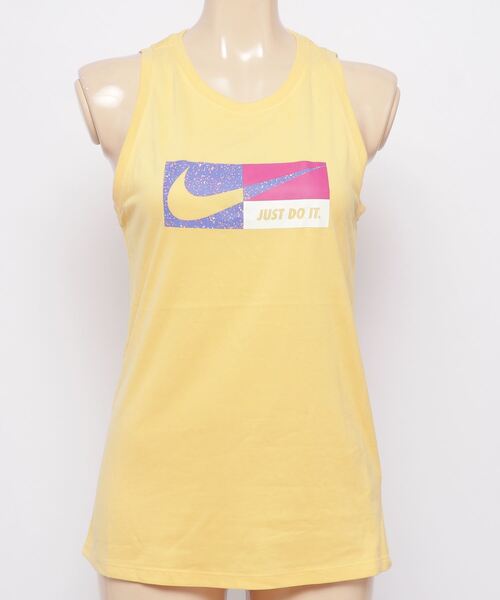 NIKE（ナイキ）の「ナイキ NIKE ウィメンズ ドライ DFC アイコン クラッシュ タンク（タンクトップ・レディース・ブラック/イエロー/ブルー・S/M/L）」の8枚目の写真