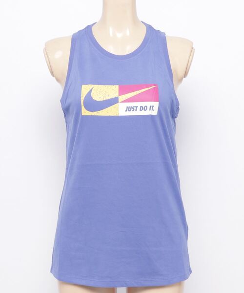 NIKE（ナイキ）の「ナイキ NIKE ウィメンズ ドライ DFC アイコン クラッシュ タンク（タンクトップ・レディース・ブラック/イエロー/ブルー・S/M/L）」の13枚目の写真