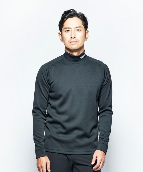 TFW49(ティーエフダブリュー)の「MOCK NECK L/S(Tシャツ/カットソー・メンズ・ピンク/カーキ/ブラック/ホワイト/イエロー・3/4/5/2)」の3枚目の写真