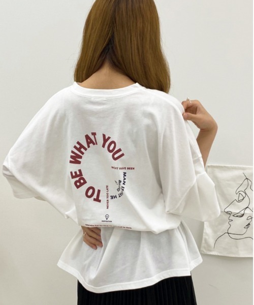 apres jour（アプレジュール）の「アソートスリットBIGT【ZOZOTOWN限定アイテム】（Tシャツ/カットソー・レディース・ホワイト/その他/オフホワイト/ブラック/モカ/アイボリー/ホワイト系その他2/ブルー/ブルー系その他/ライトホワイト/ホワイト系その他/チャコールグレー/ダークブルー/ミント/パープル/グリーン系その他・フリー）」の18枚目の写真