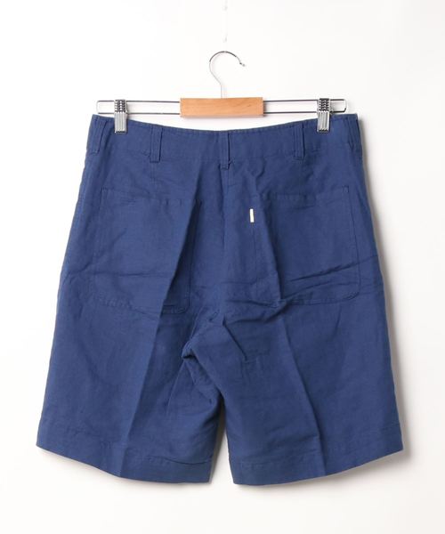 JOEY FACTORY(ジョーイファクトリー)の「/JOEY FACTORY/LINEN BAKER SHORTS(その他パンツ・メンズ・ブルー/ホワイト/グリーン・MEDIUM/X-LARGE/LARGE)」の4枚目の写真