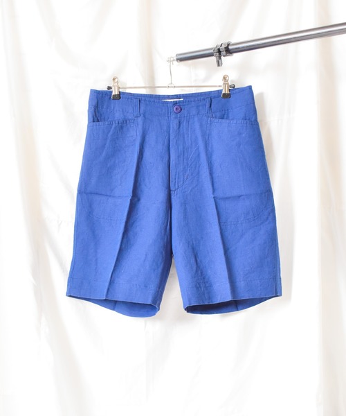 JOEY FACTORY(ジョーイファクトリー)の「/JOEY FACTORY/LINEN BAKER SHORTS(その他パンツ・メンズ・ブルー/ホワイト/グリーン・MEDIUM/X-LARGE/LARGE)」の3枚目の写真