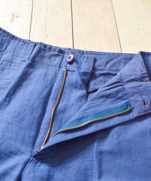 JOEY FACTORY(ジョーイファクトリー)の「/JOEY FACTORY/LINEN BAKER SHORTS(その他パンツ・メンズ・ブルー/ホワイト/グリーン・MEDIUM/X-LARGE/LARGE)」の12枚目の写真