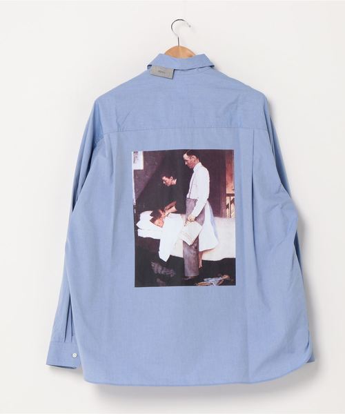 Name.（ネーム）の「【Name.】NORMAN ROCKWELLバックプリントシャツ/NMSH-20AW-009（シャツ/ブラウス・メンズ・ライトブルー/インディゴブルー・1/0/2）」の19枚目の写真