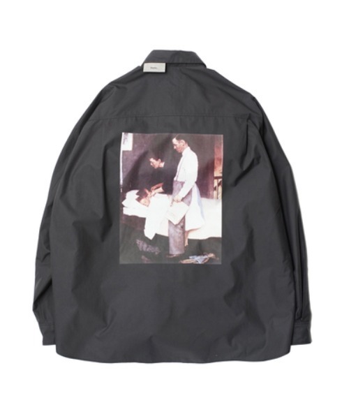 Name.（ネーム）の「【Name.】NORMAN ROCKWELLバックプリントシャツ/NMSH-20AW-009（シャツ/ブラウス・メンズ・ライトブルー/インディゴブルー・1/0/2）」の7枚目の写真