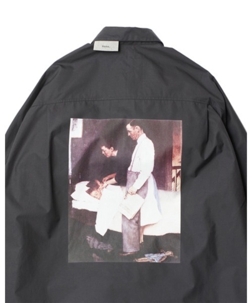 Name.（ネーム）の「【Name.】NORMAN ROCKWELLバックプリントシャツ/NMSH-20AW-009（シャツ/ブラウス・メンズ・ライトブルー/インディゴブルー・1/0/2）」の6枚目の写真