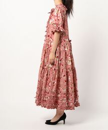 ピンクハウス　ストロベリーハットプリントワンピース セール】 Straw-berry Hat プリントミディワンピース （ロング