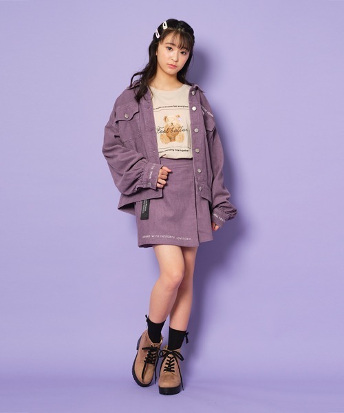 セール コーデュロイカラージャケット ブルゾン Lovetoxic ラブトキシック のファッション通販 Zozotown