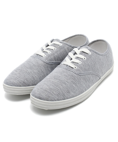 WEGO(ウィゴー)の「WEGO/キャンバスデッキスニーカー(スニーカー・メンズ・ブルー/ブラック/杢グレー・XX-LARGE/X-LARGE)」の3枚目の写真