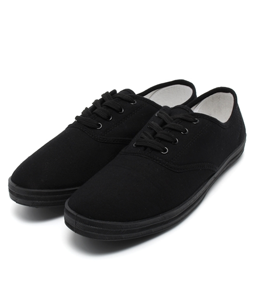 WEGO(ウィゴー)の「WEGO/キャンバスデッキスニーカー(スニーカー・メンズ・ブルー/ブラック/杢グレー・XX-LARGE/X-LARGE)」の2枚目の写真