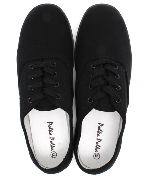 WEGO(ウィゴー)の「WEGO/キャンバスデッキスニーカー(スニーカー・メンズ・ブルー/ブラック/杢グレー・XX-LARGE/X-LARGE)」の5枚目の写真