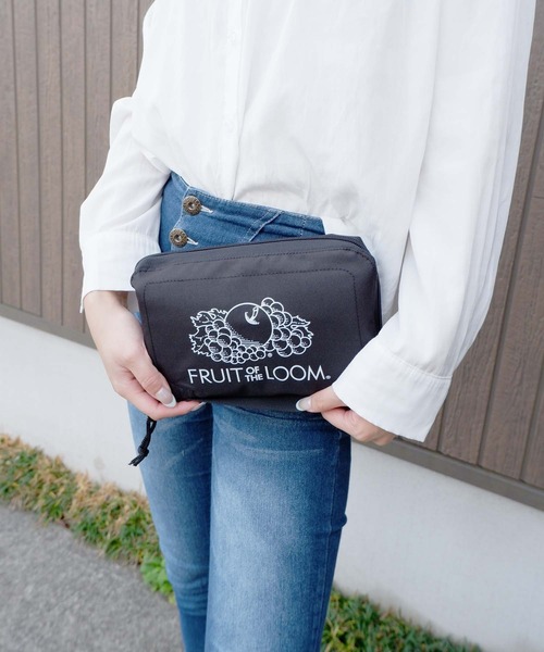 FRUIT OF THE LOOM(フルーツオブザルーム)の「FRUIT OF THE LOOM PACK COOLER TOTE(エコバッグ/サブバッグ・レディース・ブラック/パープル/レッド/サックスブルー/ピンク/イエロー・FREE)」の8枚目の写真