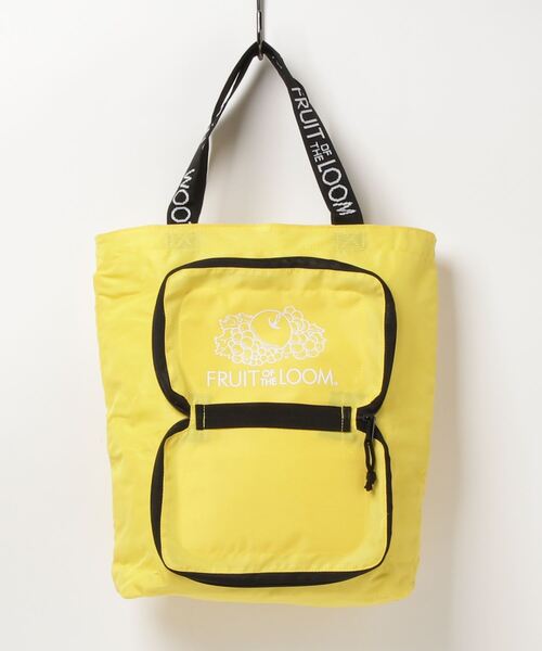 FRUIT OF THE LOOM(フルーツオブザルーム)の「FRUIT OF THE LOOM PACK COOLER TOTE(エコバッグ/サブバッグ・レディース・ブラック/パープル/レッド/サックスブルー/ピンク/イエロー・FREE)」の13枚目の写真