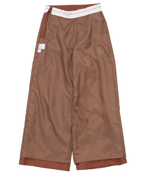 select MOCA(セレクトモカ)の「切り替えデザインストレートパンツ(その他パンツ・レディース・ブラック/ブラウン/レンガ・SMALL/MEDIUM)」の8枚目の写真