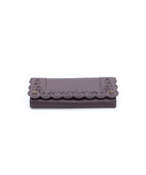 【未開封】 axes femme アリス・イン・ワンダーランド 長財布 ブルー axes femme（アクシーズファム）の「ローズ刺繍長財布（財布