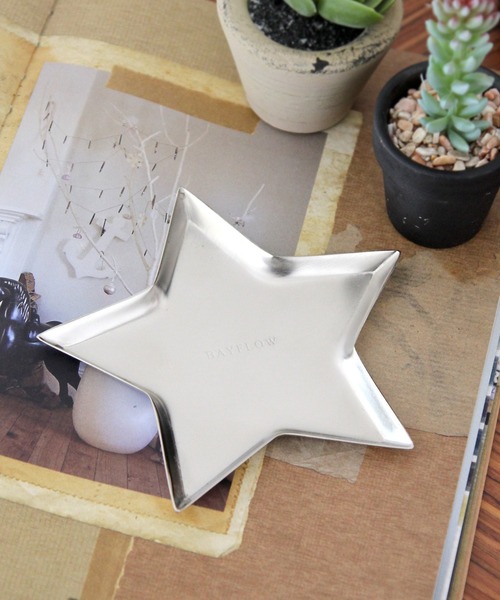 BAYFLOW（ベイフロー）の「アイアンスタートレーL（インテリア雑貨・レディース・イエロー/ライトグレー・0）」の2枚目の写真