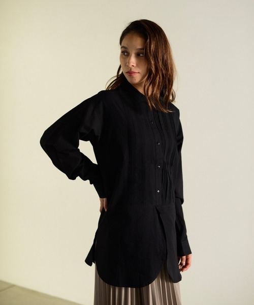 Auntie Rosa Holiday（アンティローザホリデー）の「ピンタックブラウス（シャツ/ブラウス・レディース・ホワイト/ブラック/ベージュ・FREE）」の8枚目の写真