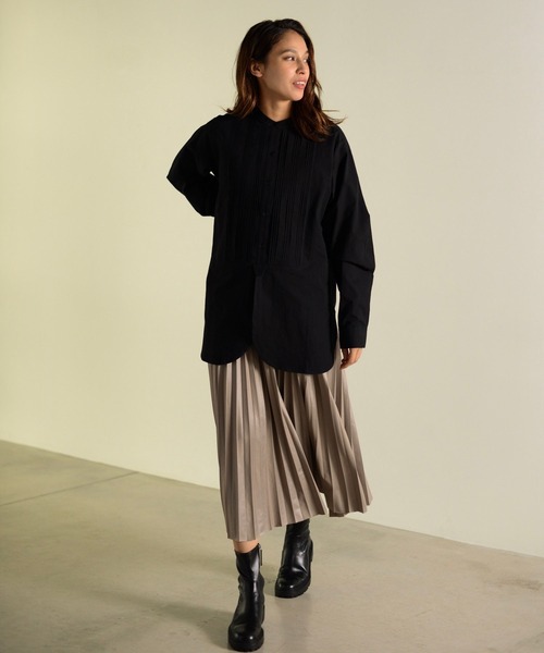 Auntie Rosa Holiday（アンティローザホリデー）の「ピンタックブラウス（シャツ/ブラウス・レディース・ホワイト/ブラック/ベージュ・FREE）」の11枚目の写真