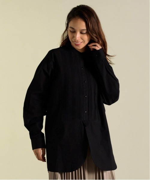 Auntie Rosa Holiday（アンティローザホリデー）の「ピンタックブラウス（シャツ/ブラウス・レディース・ホワイト/ブラック/ベージュ・FREE）」の9枚目の写真