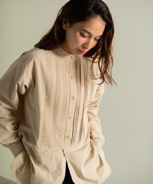 Auntie Rosa Holiday（アンティローザホリデー）の「ピンタックブラウス（シャツ/ブラウス・レディース・ホワイト/ブラック/ベージュ・FREE）」の13枚目の写真