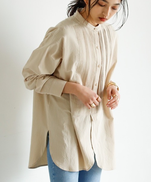 Auntie Rosa Holiday（アンティローザホリデー）の「ピンタックブラウス（シャツ/ブラウス・レディース・ホワイト/ブラック/ベージュ・FREE）」の19枚目の写真