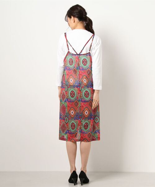 チチカカ（チチカカ）の「オーナメントパッチキャミワンピース（ワンピース・レディース・ネイビー/レッド/イエロー・FREE）」の20枚目の写真