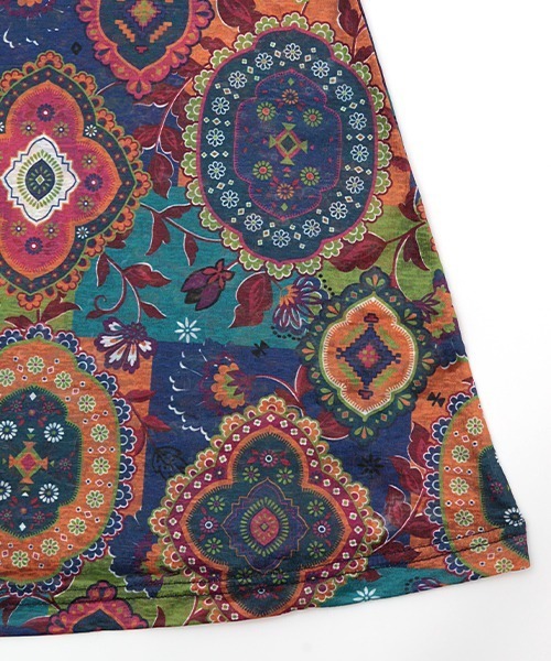 チチカカ（チチカカ）の「オーナメントパッチキャミワンピース（ワンピース・レディース・ネイビー/レッド/イエロー・FREE）」の5枚目の写真