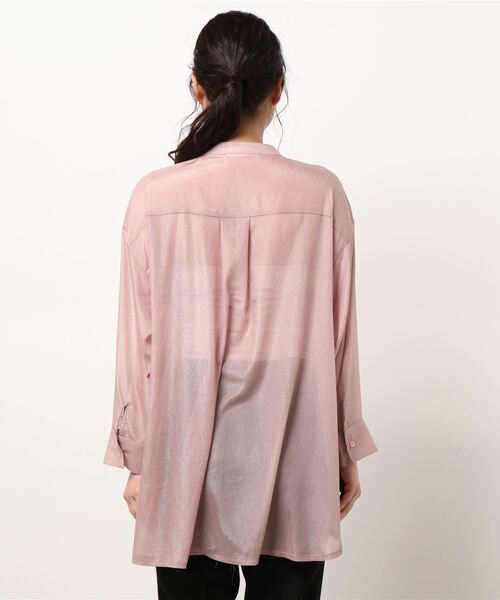 jumelle（ジュメロ）の「シアーブラウス（シャツ/ブラウス・レディース・ベージュ/ピンク・FREE）」の8枚目の写真