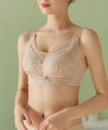 Lace Ladies(レースレディース)のバストボリュームダウン レース ノンワイヤーブラジャー(ブラジャー)