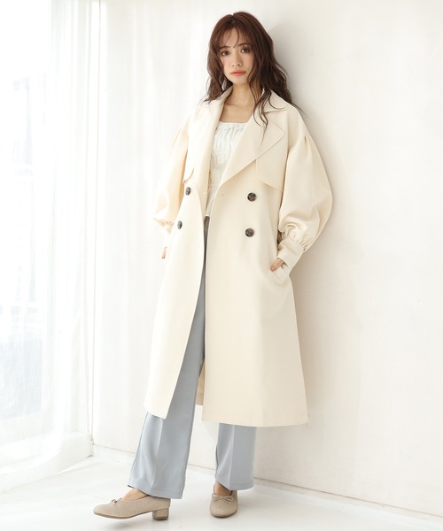 one after another NICE CLAUP(ワンアフターアナザーナイスクラップ)の「極上スラックスパンツ(スラックス・レディース・チェック/ベージュ/モカ/グレー/ピンク・SMALL/MEDIUM)」の17枚目の写真