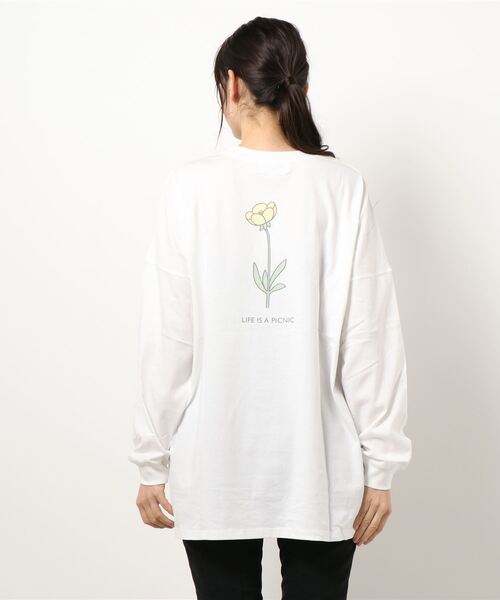 ROPE' PICNIC（ロペピクニック）の「【ＷEB限定】【miffy×ROPE' PICNIC】ロングＴシャツ（Tシャツ/カットソー・レディース・イエロー/ホワイト系その他3/サックスブルー/オフホワイト/ホワイト系その他・38）」の7枚目の写真