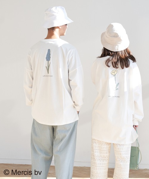 ROPE' PICNIC（ロペピクニック）の「【ＷEB限定】【miffy×ROPE' PICNIC】ロングＴシャツ（Tシャツ/カットソー・レディース・イエロー/ホワイト系その他3/サックスブルー/オフホワイト/ホワイト系その他・38）」の19枚目の写真