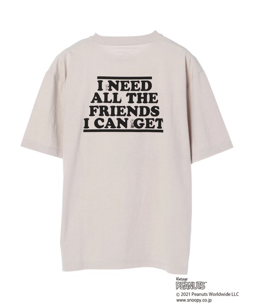 Vintage PEANUTS（ビンテージピーナッツ）の「PEANUTS TEE　＊☆（Tシャツ/カットソー・レディース・アイボリー・MEDIUM/LL/SMALL/LARGE）」の6枚目の写真