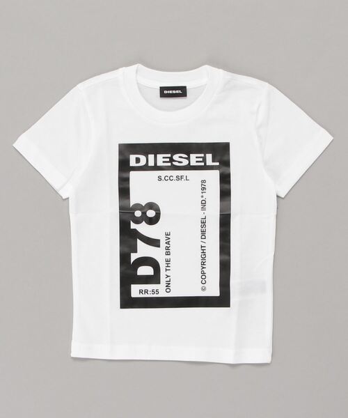 DIESEL（ディーゼル）の「ジュニア Tシャツ（Tシャツ/カットソー・キッズ・ホワイト/ブルー/ブラック・10Y/12Y/14Y/8Y/6Y/4Y）」の2枚目の写真